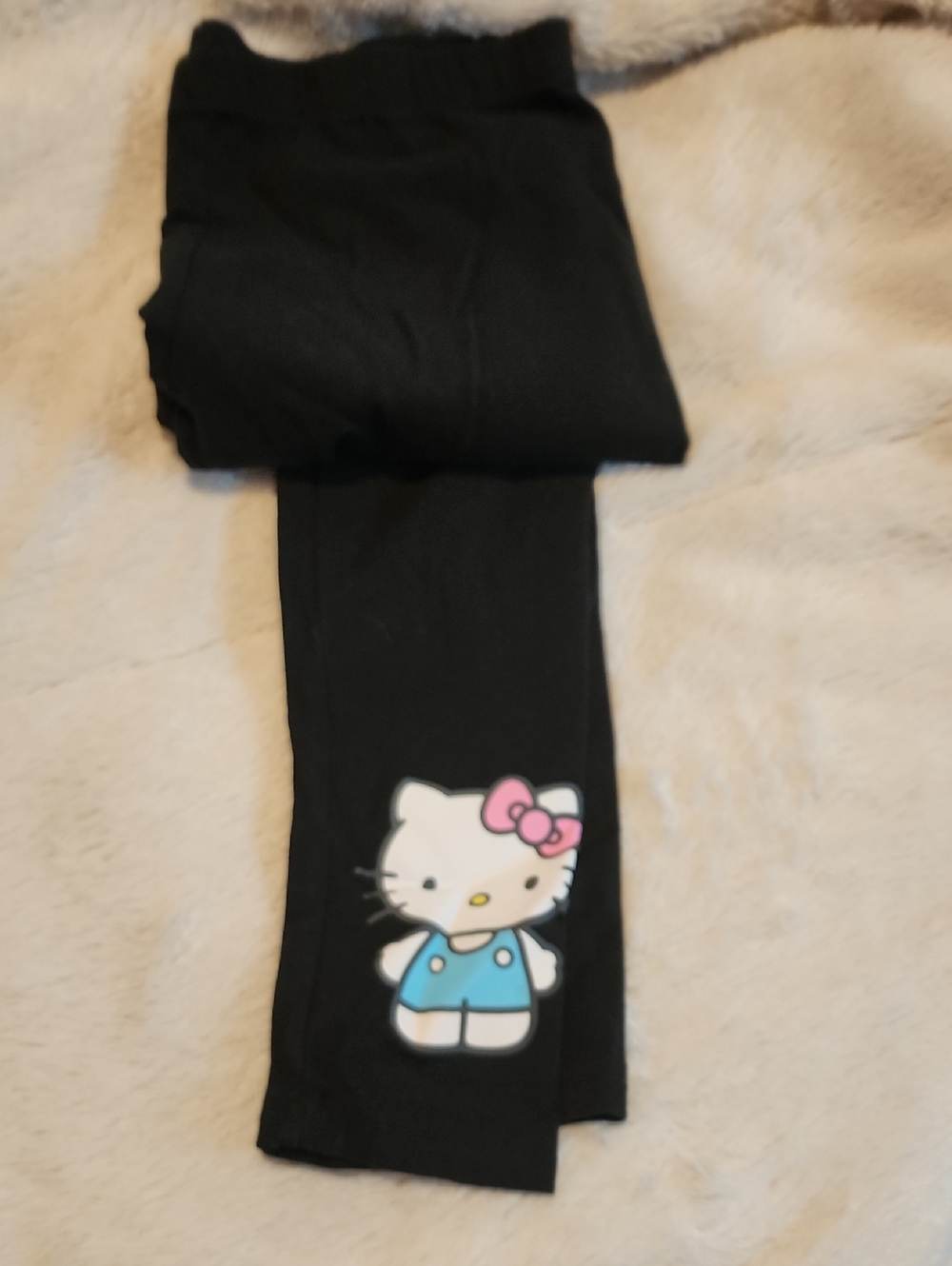 Hello Kitty Black Leggings Size XL